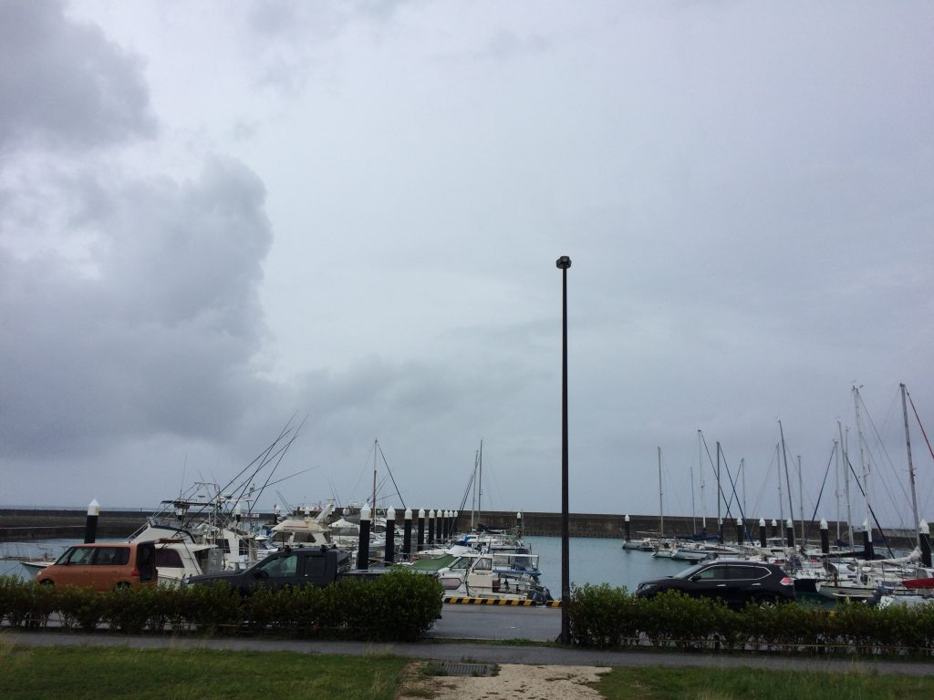 台風来ますね